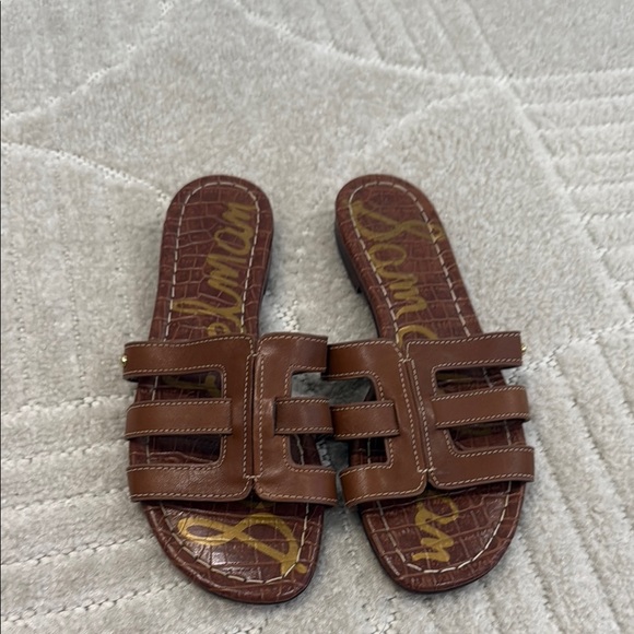 Sam Edelman Brown Slide Sandals - Picture 1 of 4